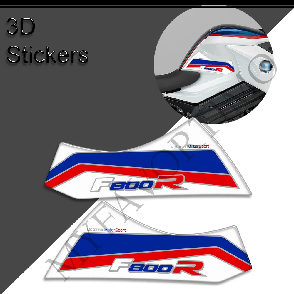 

For BMW F800R F800 F 800 R Motorcycle Stickers Decals Tank Pad Grips Protection Protector Gas Fuel Oil Kit Knee