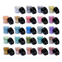 24 colors natural mica powder for epoxy resin 0 35oz10g x 24 bottle glitter resin pigment soap coloring powder dye for