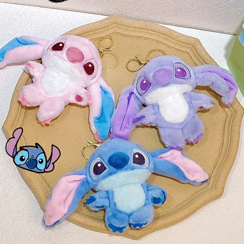 

Фигурка из аниме «Лило и Ститч» Disney, детские плюшевые игрушки, новые пурпурные Ститч, двухмерная игрушка для девочек, милые рождественские п...
