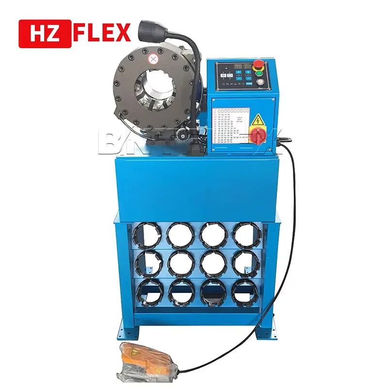 Тип микрокомпьютера. Цифровая 3-дюймовая промышленная машина для обжима шлангов