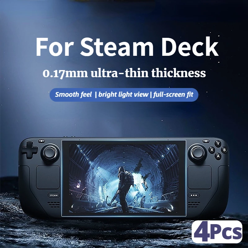 

Закаленное стекло для игровой консоли Valve Steam Deck 9H, пленка для палубы, аксессуары для экрана, стекло против царапин