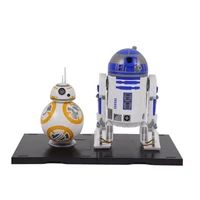star wars figures r2 d2 bb8 robot diy assembled model collectible toys cartoon action fgiure kids toys birthday gifts