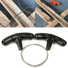 Ручная цепная пила со стальным тросом, практичная портативная цепная пила для кемпинга, походов, экстренного выживания, набор стальной проволоки, дорожные инструменты