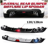 universal car rear bumper diffuser lip spoiler canard for bmw e46 e60 e90 for ford focus 2 for audi a3 car styling abs plastic