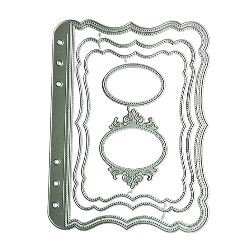 

P82D Metal Cutting Dies Exquisite Frame Shape Scrapbooking Die Cuts Embossing Stencil