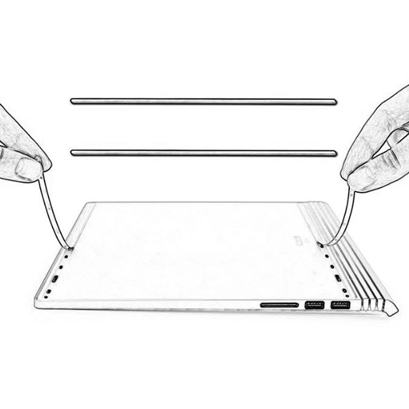 

1 пара нескользящих резиновых ножек для Microsoft Surface Book 3