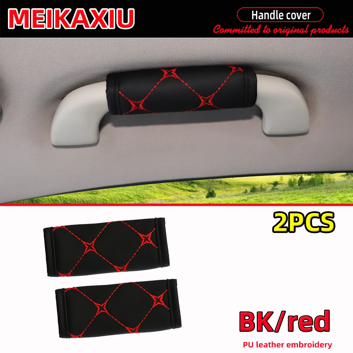 

Комплект Из 2 Накладок На Ручник Автомобиля, Новый Стиль, С Вышивкой, Из Искусственной Кожи