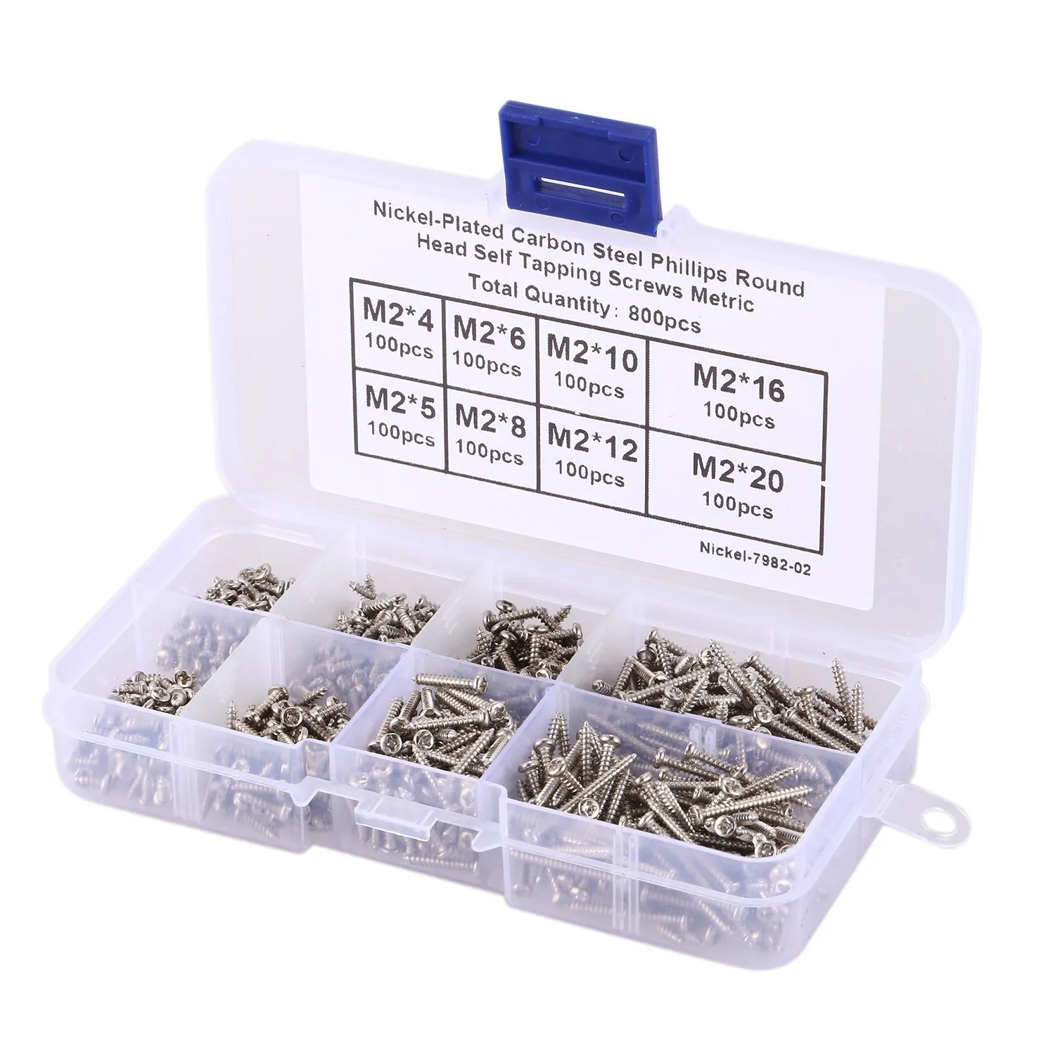 800 шт./набор саморезы из углеродистой стали