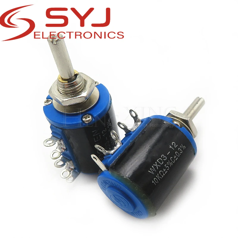 Прецизионный многооборотный потенциометр 1 шт. 5 оборотов короткий корпус WXD3-12-1W