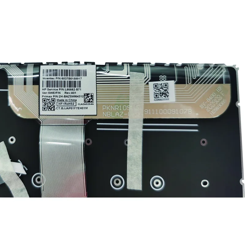 Шведская финская клавиатура SWE-FIN для ноутбука HP Elitebook 1040 G4 x360 G5 1050 G1 с подсветкой