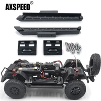 AXSPEED 2Pcs Metal Alloy Side Pedal Rock Sliders for Kyosho Mini-z JEEP Wrangler 32521 1/24 RC Crawler Car Truck Parts