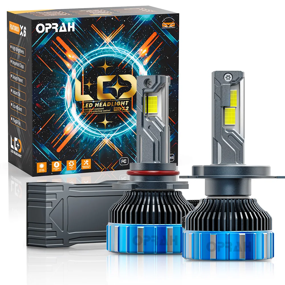 H4 Автомобильные светодиодные фары H7 Лампы H1 H11 9005 9006 350000 LM 900 Вт 4575 чип высокой