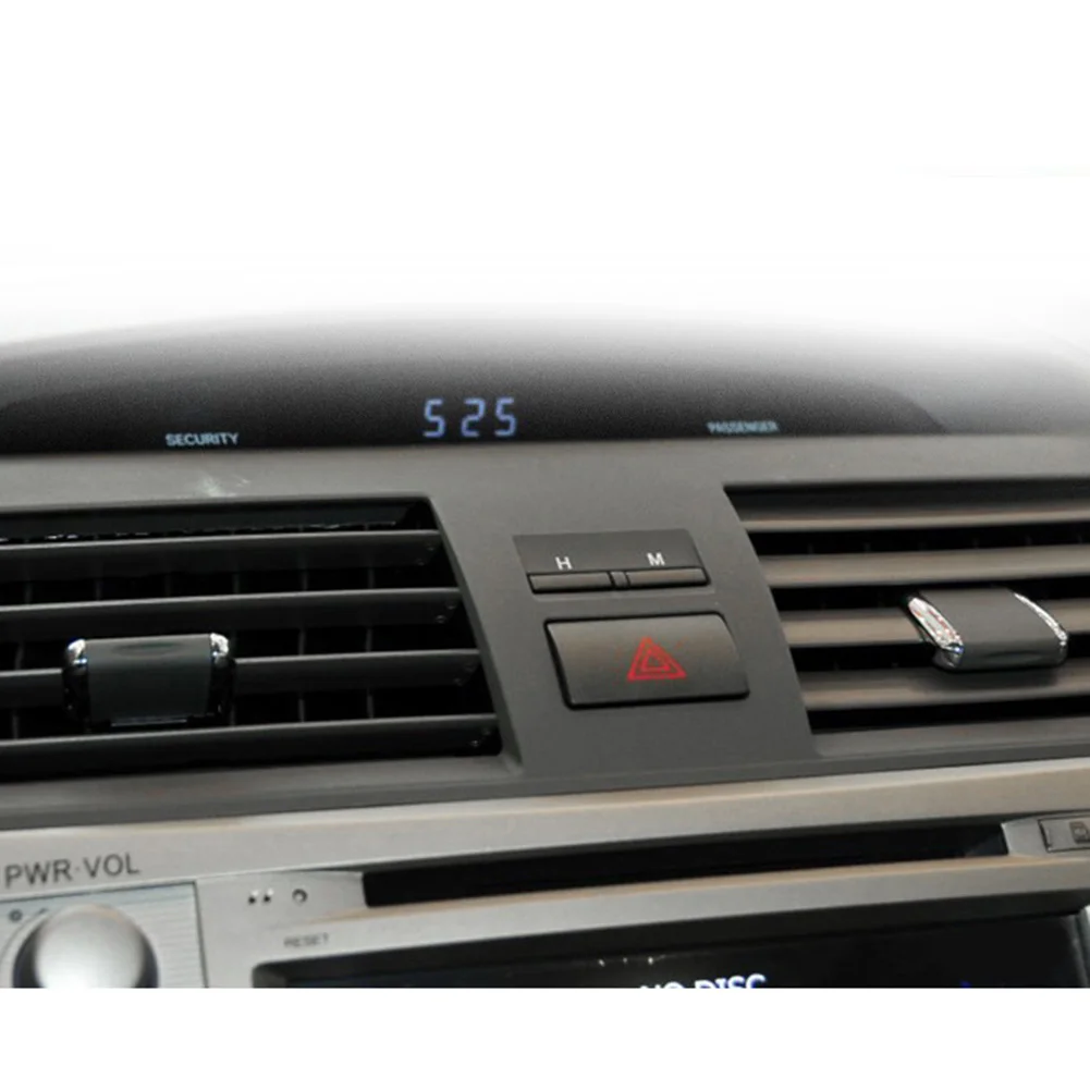 

Air Outlet Clip Paddle Clip Car Interior Dash Panels ABS AC Vent Black Front Middle For Camry 2007-2011 Durable