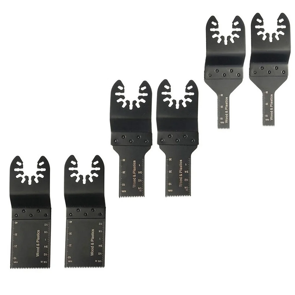 

10/20/34mm 6pcs Oscillating Multi Tool Circular Saw Blade For Renovator Power For Wood Plastic Opening Hole Power Tools