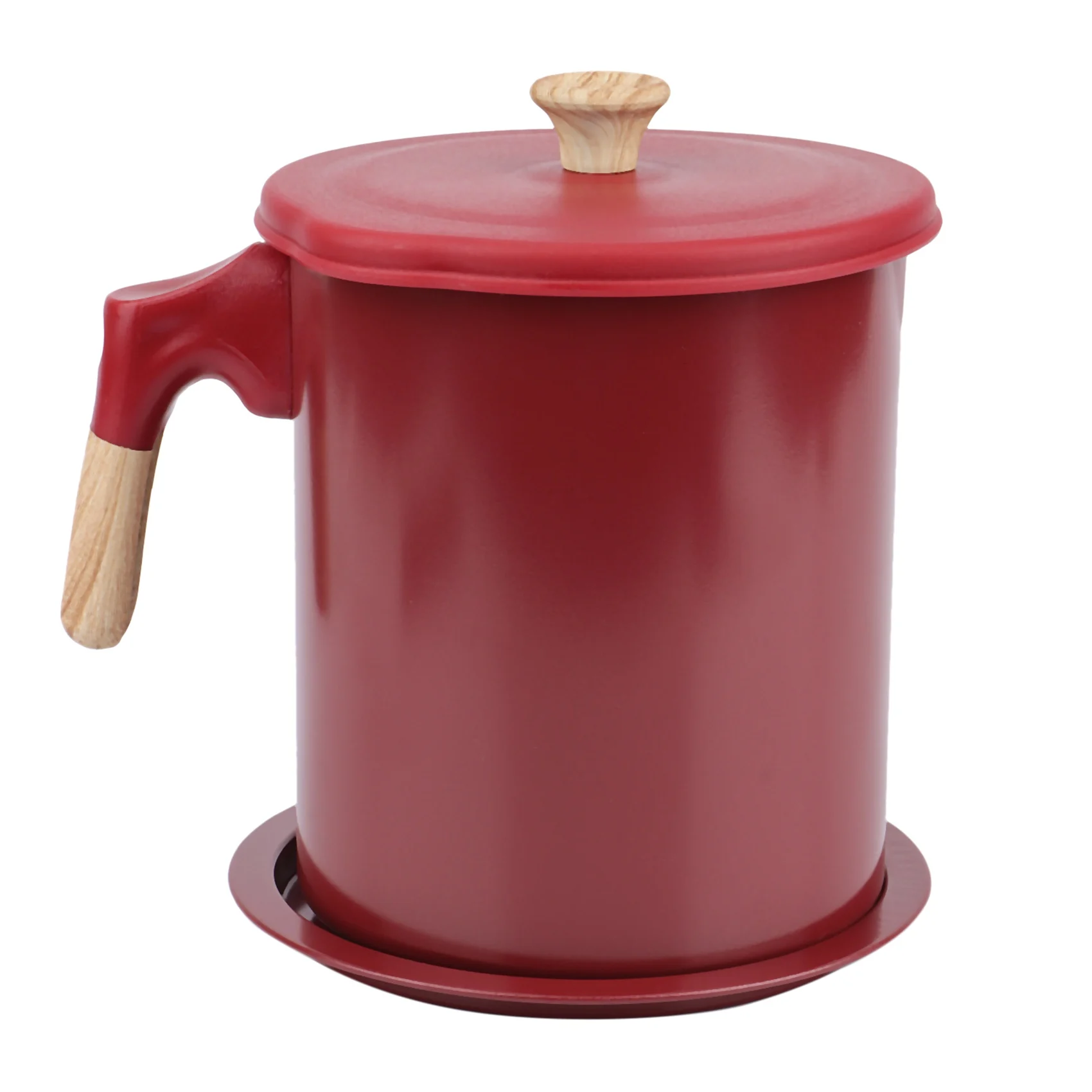 

Oil Cruet Storage Grease Keeper for Kitchen,Grease Container with Strainer and Dust-Proof Lid,Oil Filter Pot