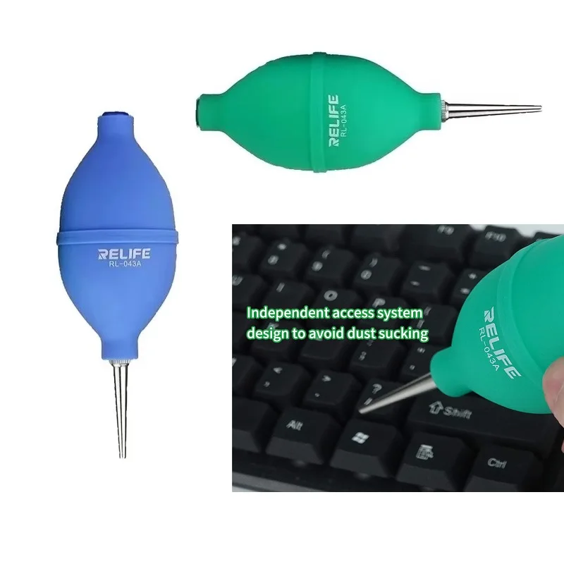 

Long Short Spay Mouth 2 Color RL-043A Dust Air Blower Cleaner Ball for Mobile Device PCB Board PC Keyboard Camera Lens Removing