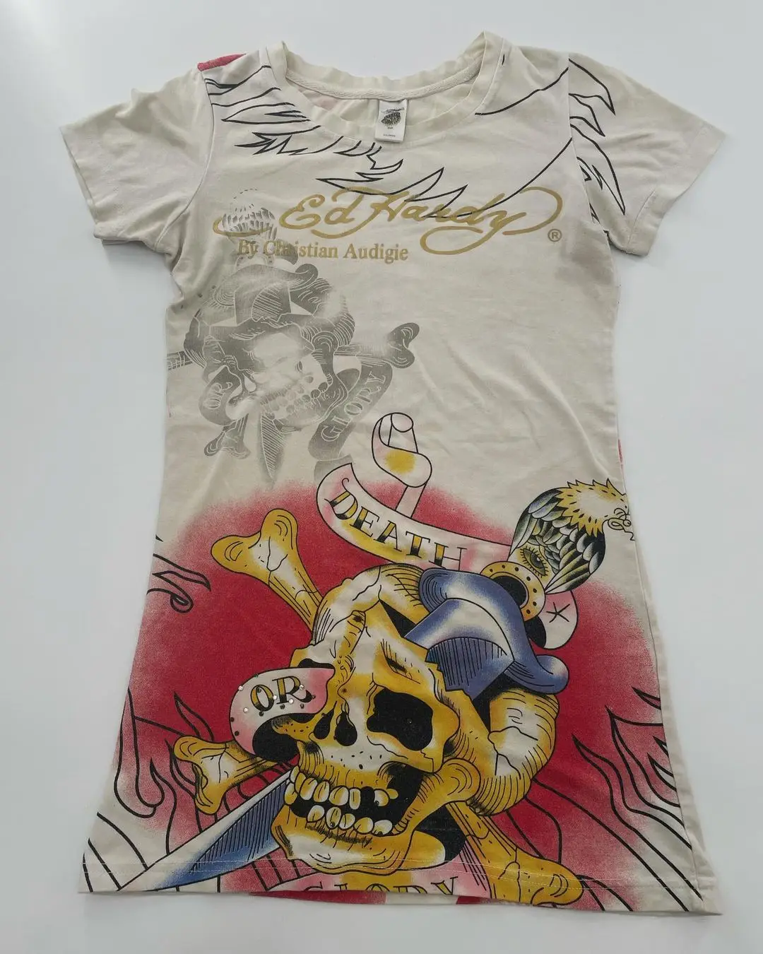 Y2k футболка с текстовым принтом в стиле ретро классический стиль готический узор