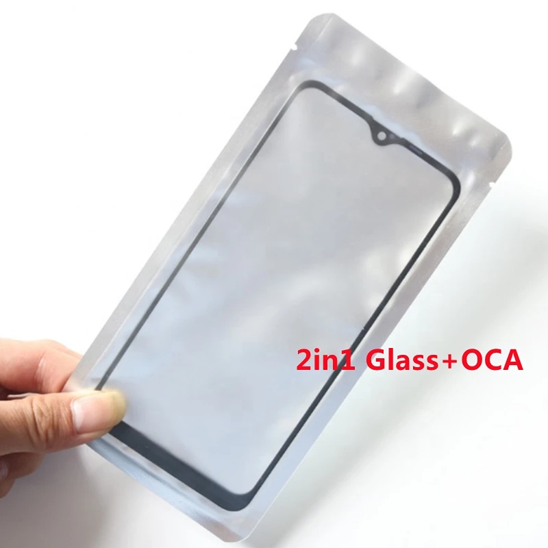 Передний сенсорный экран + OCA для VIVO V7 V9 V11i V11 pro V15 V20 Внешний ЖК-дисплей стеклянная
