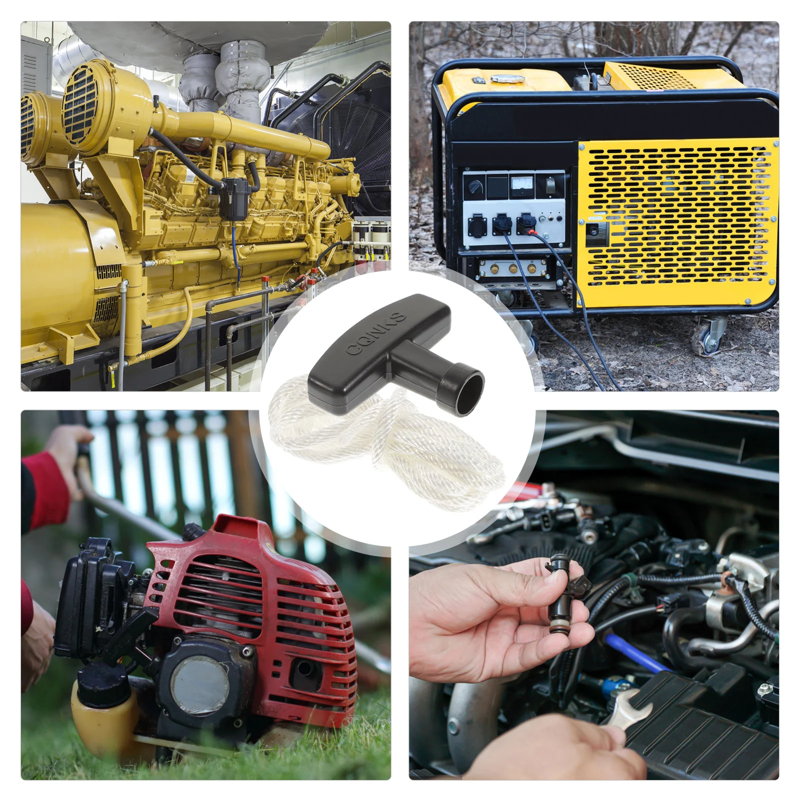 4 комплекта ручек стартера генератор газовый двигатель шнур для гаражных ворот с