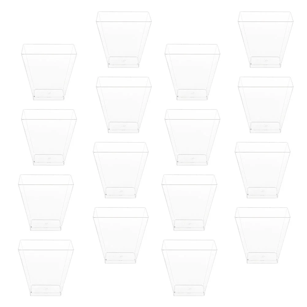 

100 шт. многофункциональные чашки для Муса прозрачные чашки Tiramisu портативные десертные чашки