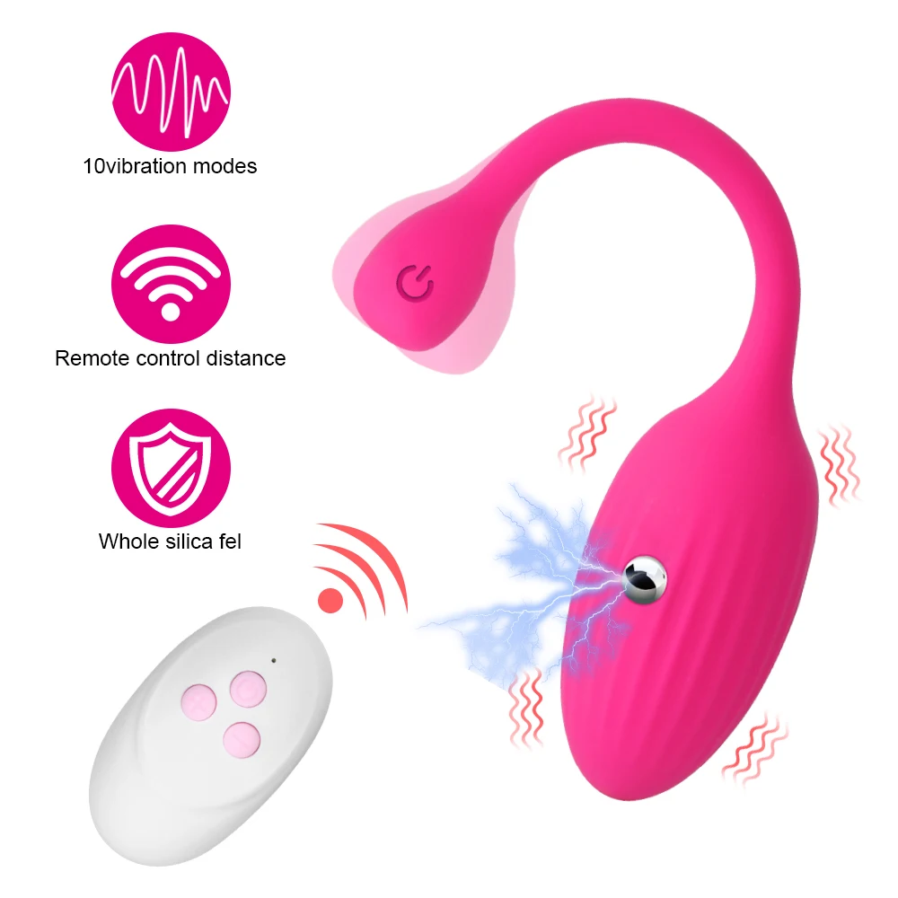 Вибратор для точки G стимулятор клитора массажное прыгающее яйцо секс-игрушки 10
