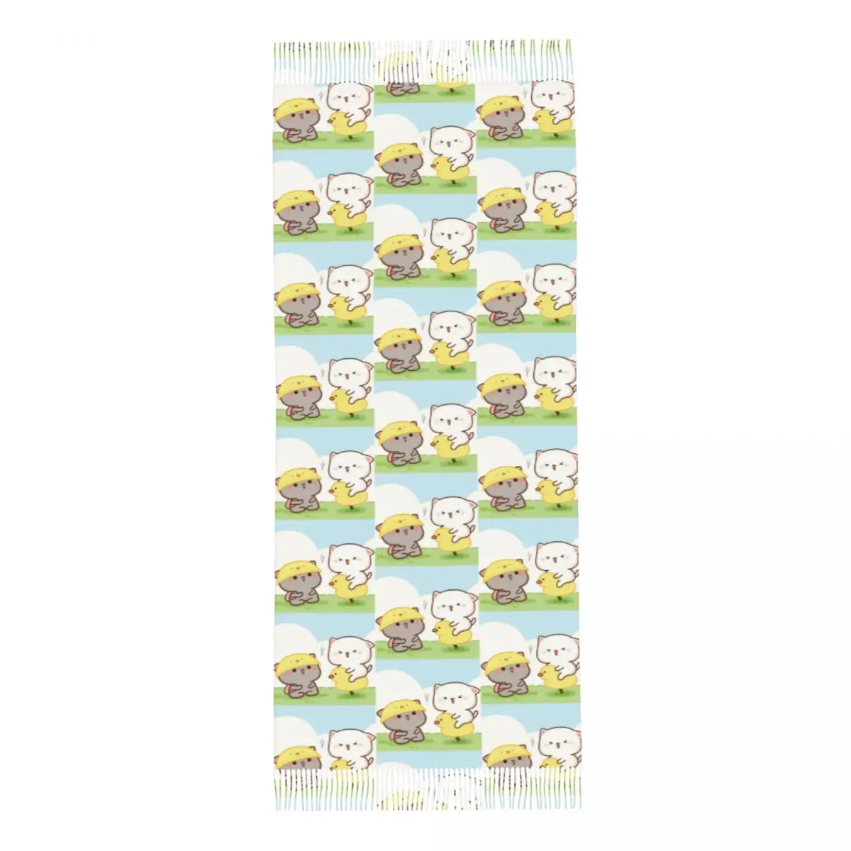 Шарф для игровой площадки персиковый и Гома мочи с персонализированным принтом