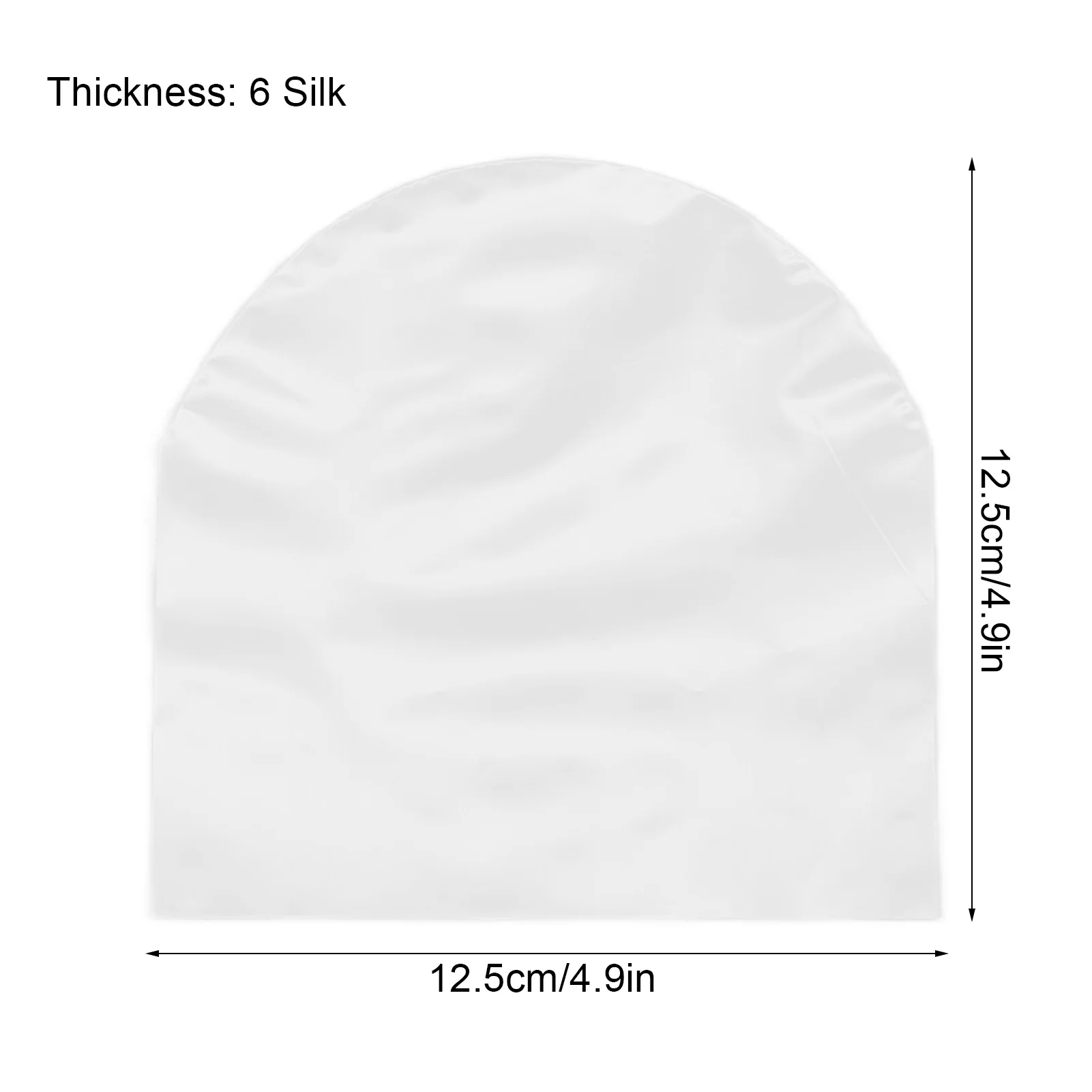 Прозрачная пластиковая втулка для мини-хранения компакт-дисков и DVD 100 шт.