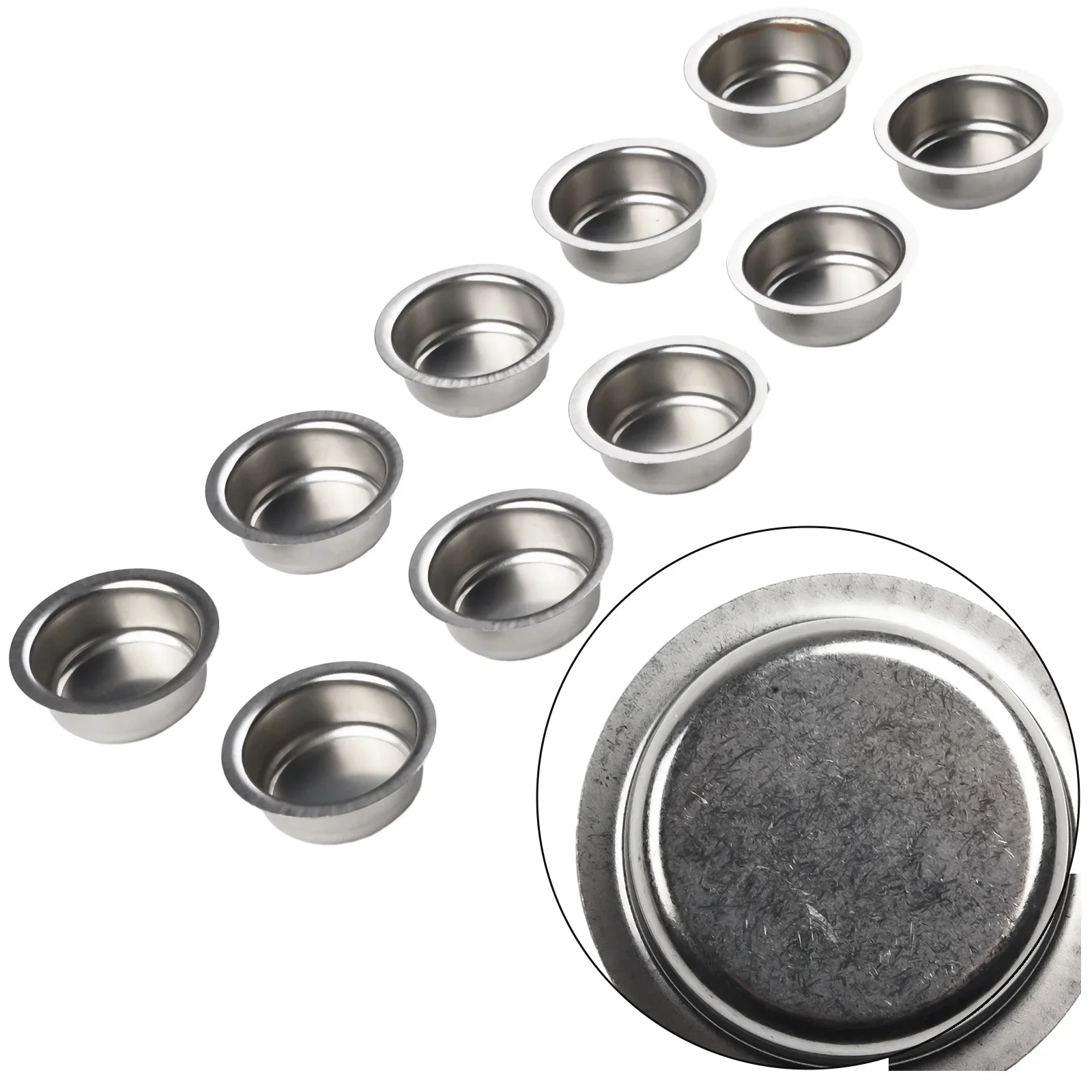 Чашки для свечей с куполообразным краем набор из 12 предметов ретро-цвета