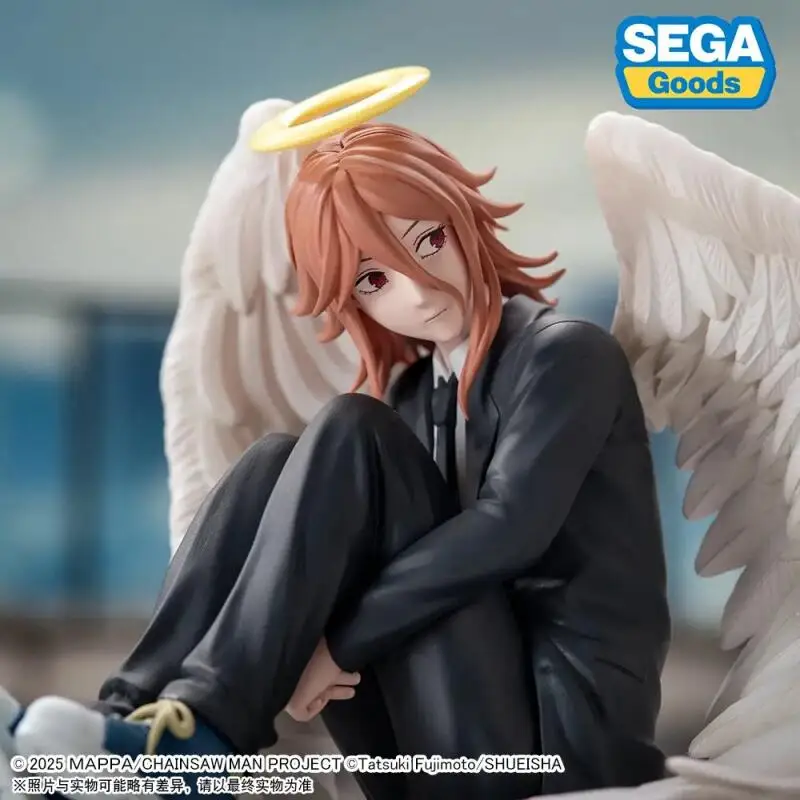 Фото В наличии [Оригинал] Оригинальная аниме-фигурка Sega Chainsaw Man HPM Angel Devil в сидячей позе, коллекционная кукла-фигурка, игрушка №4