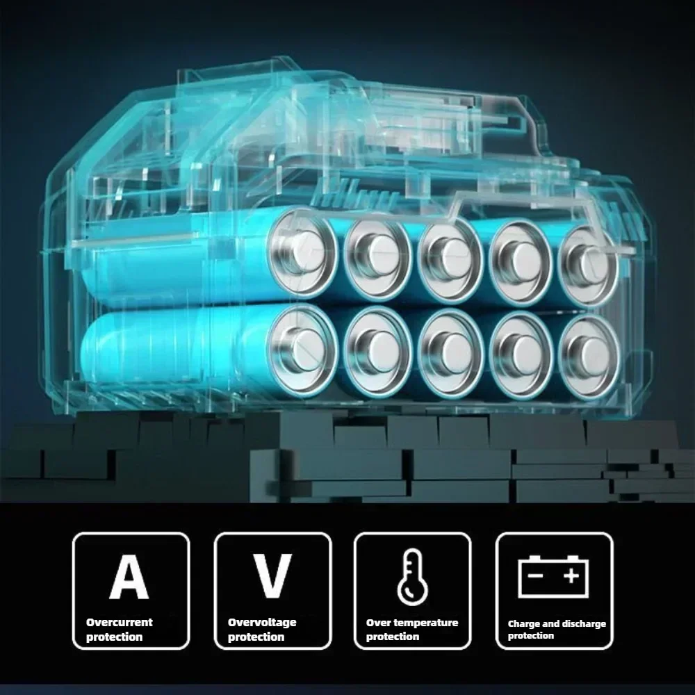 18 В 21 2 0 4 6 Ач литиевая аккумуляторная батарея для Makita аккумуляторный гаечный ключ
