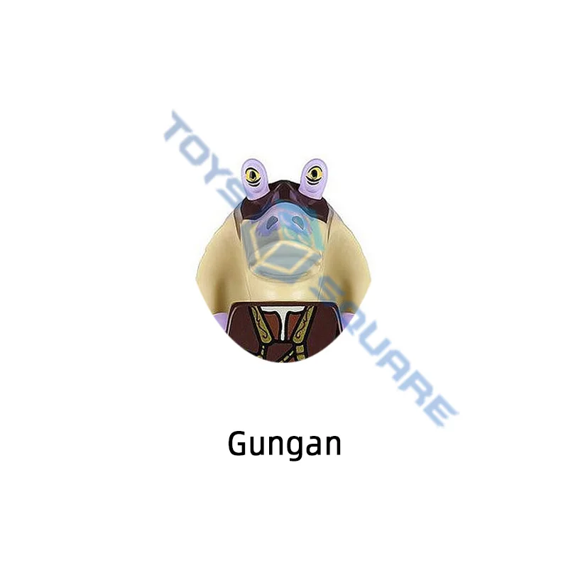 Конструктор Master Yoda Gungan Marazili Финн Энакин Скайуокер даже модель Piell Leia кубики набор