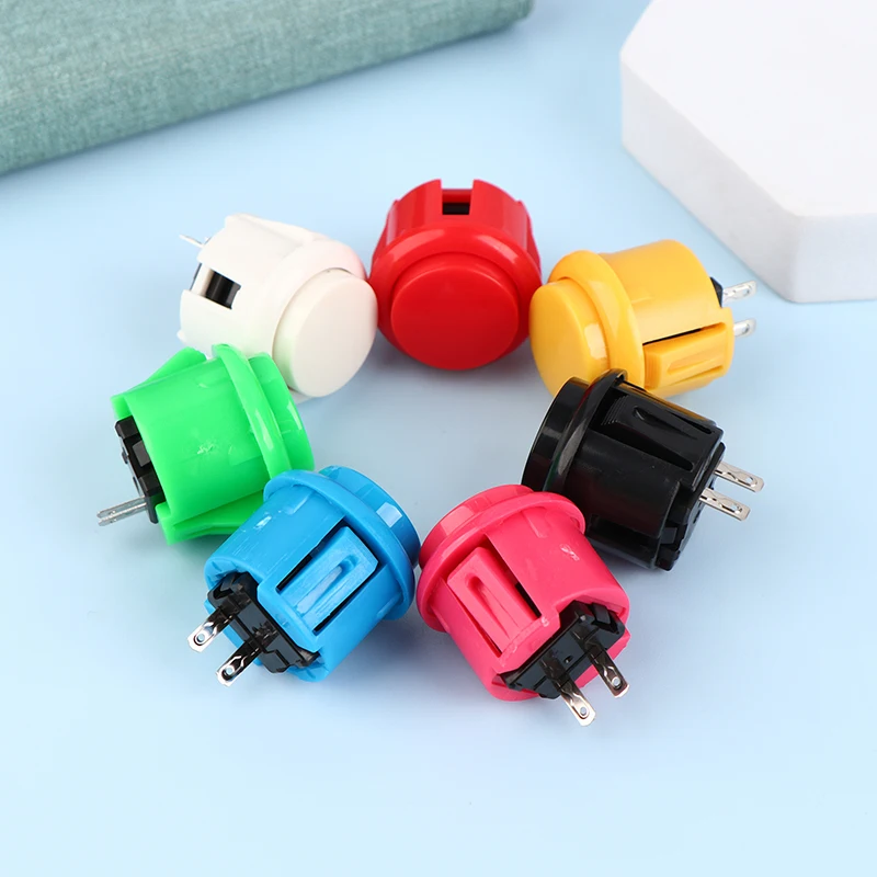 1 шт. 24-миллиметровая игровая аркадная кнопка для детской игровой консоли