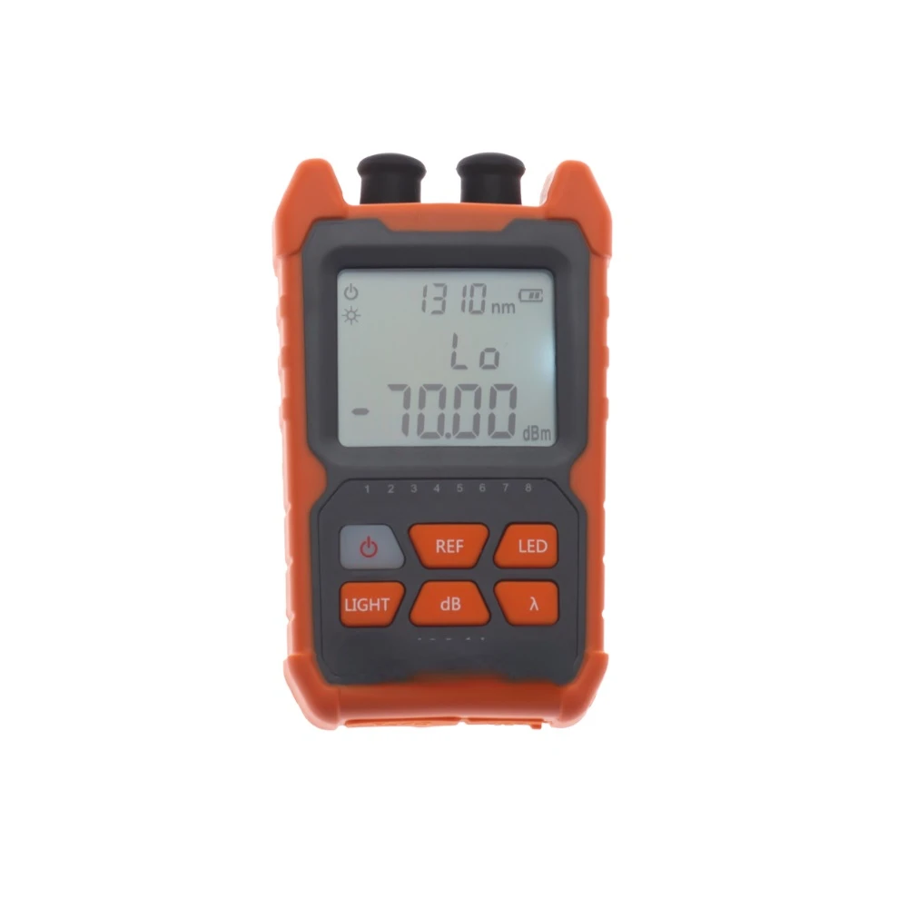 Portable Handheld VFL With 5km/10km Laser Source Visual Fault Locator All-In-One Mini Fiber Optical Power Meter