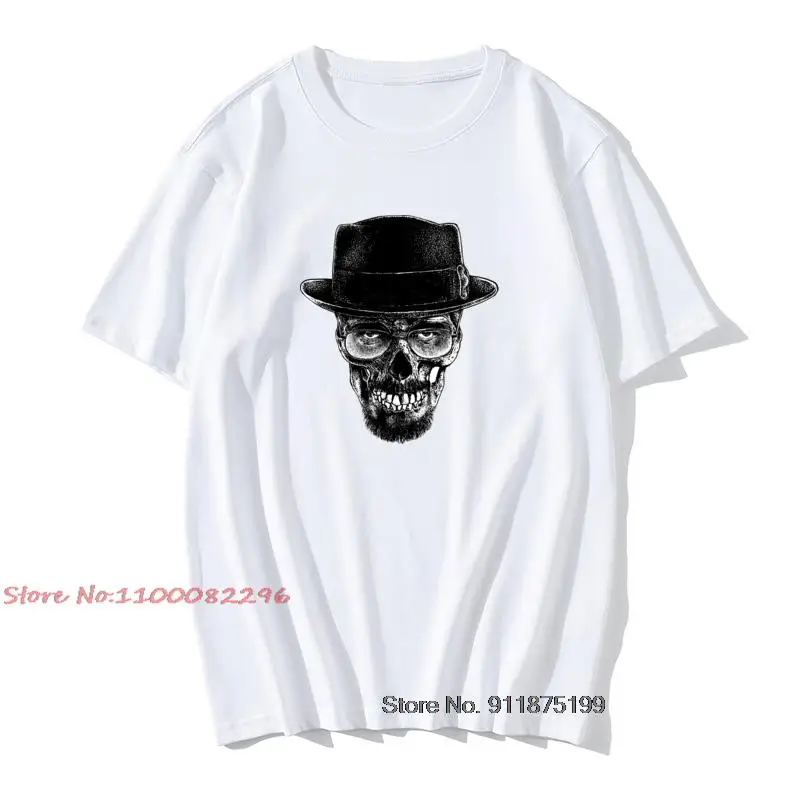 

Cool Men T-shirts Breaking Bad Heisenberg Awesome Artwork Printed Street Guys Tops & Tees Swag 100% Cotton Camiseta