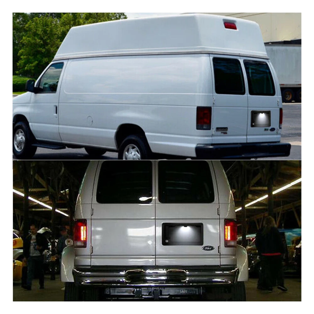2 шт. автомобильная лампа CANBUS для номерного знака Ford E150 6000 250 350-1992 E450 2018-1996