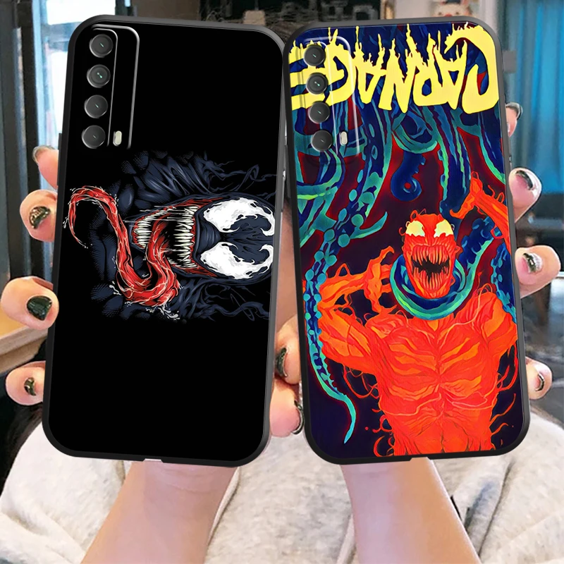 

Popular Marvel Phone Case For Huawei P Smart Z 2019 2021 P20 P20 Lite Pro P30 Lite Pro P40 P40 Lite 5G Back Funda Carcasa Black