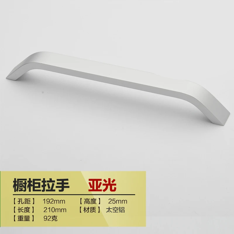 

Ручки для шкафов алюминиевые черные 96/128/160/192 мм