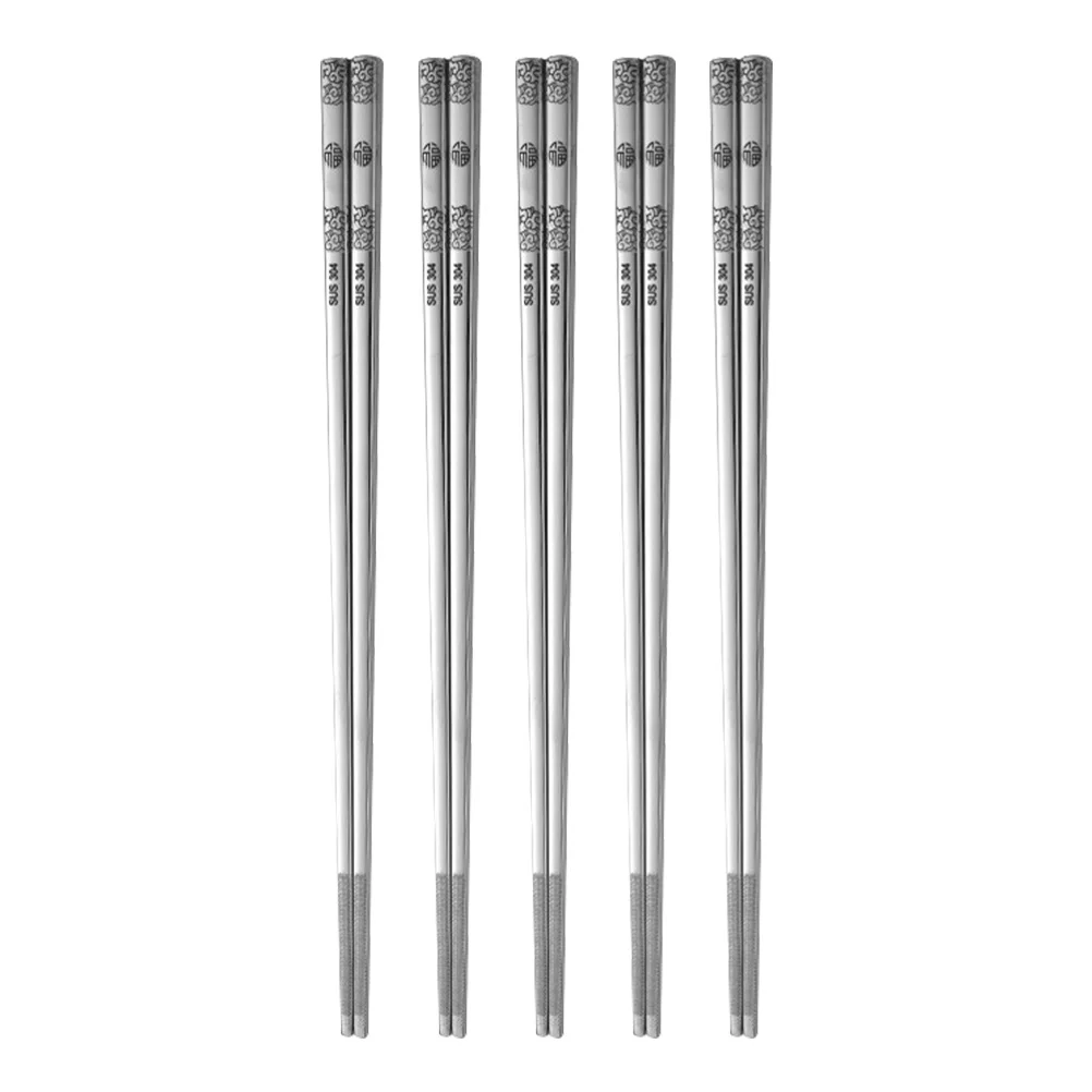 

5 пар кухонных столовых приборов, противоскользящие аксессуары, практичные столовые приборы, подарки