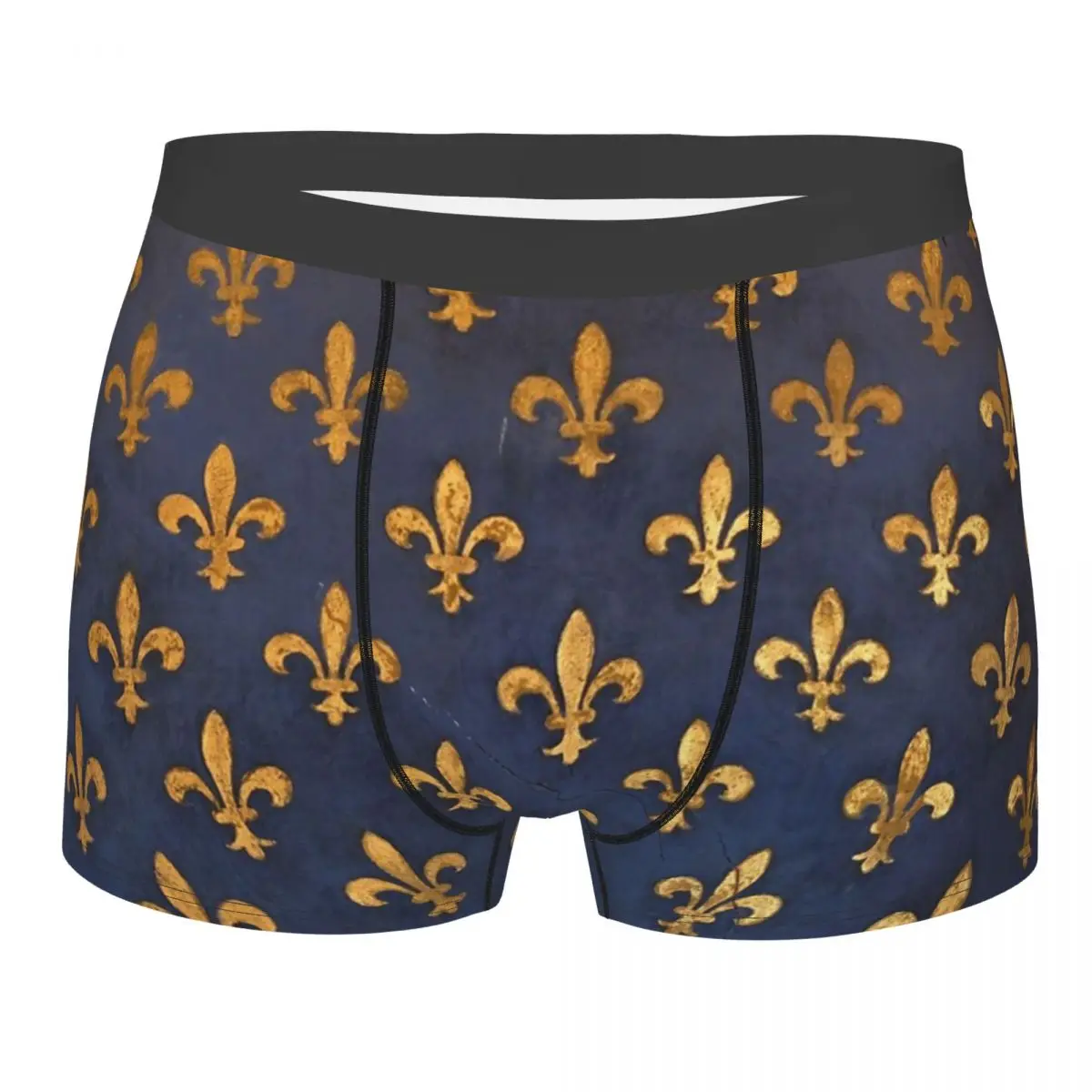 

Florence Men's Underwear Fleur De Lis Lily Flower Symbol Flag Boxer Shorts Panties Novelty Breathable Underpants for Homme S-XXL