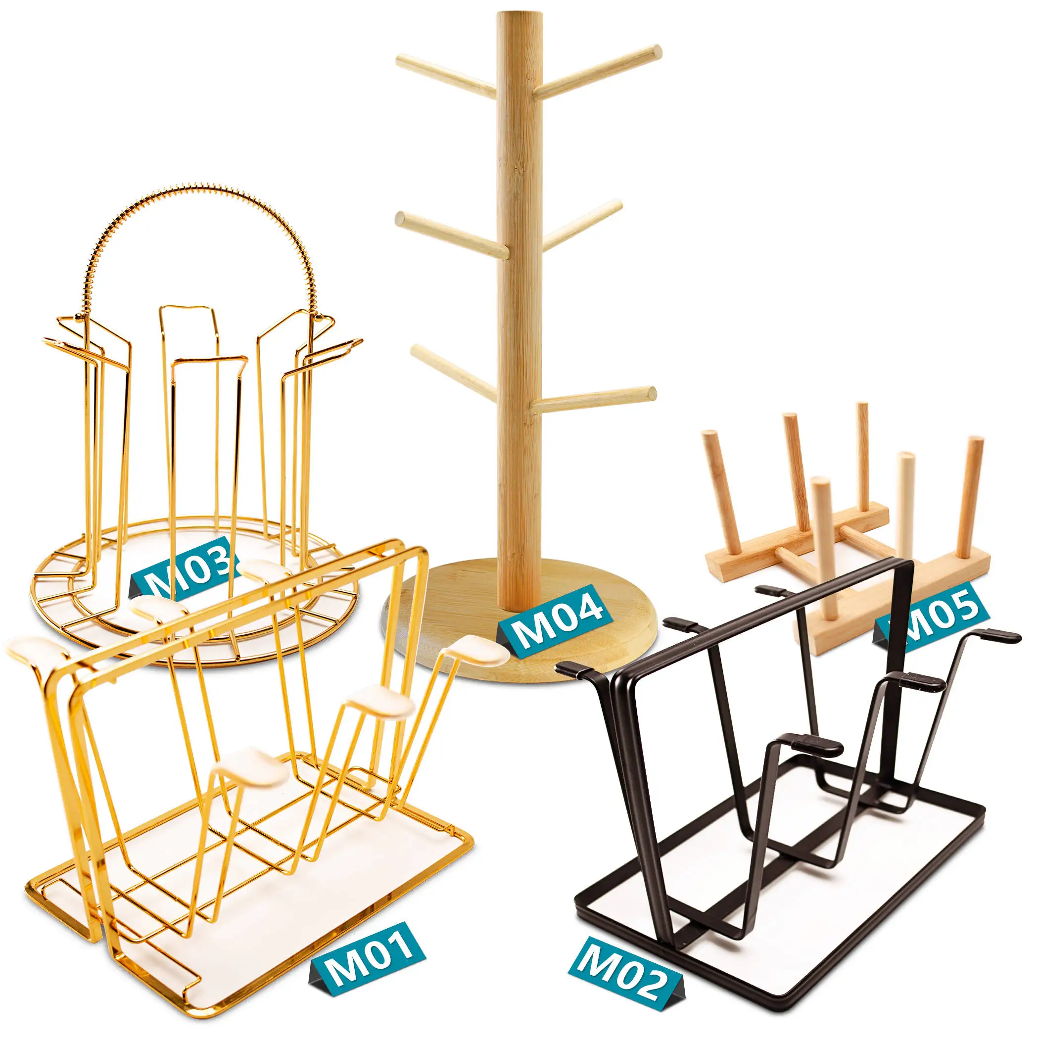Сушилка на 6 ячеек держатель для кружек крючок органайзер слива емкость хранения