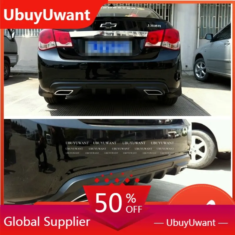 

Rear Bumper Diffuser Bumpers Protector For Cruze 2009-2013 ABS Material Car Bumper Guard Protector Skid Plate Bumper Cover