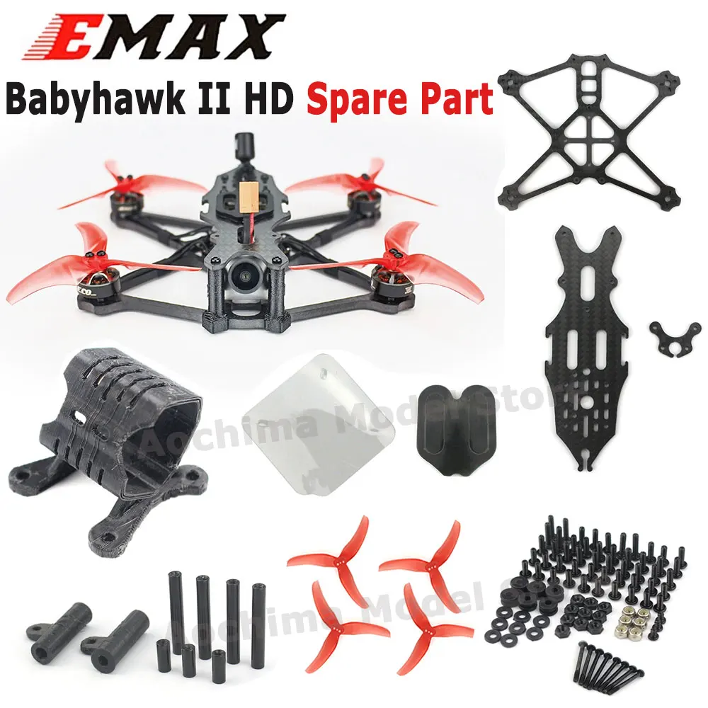 

Батарея для EMAX Babyhawk II запасные части HD запасные части Верхняя/Нижняя пластина Кронштейн для камеры крепление аппаратное обеспечение упаковка батарея пропеллер