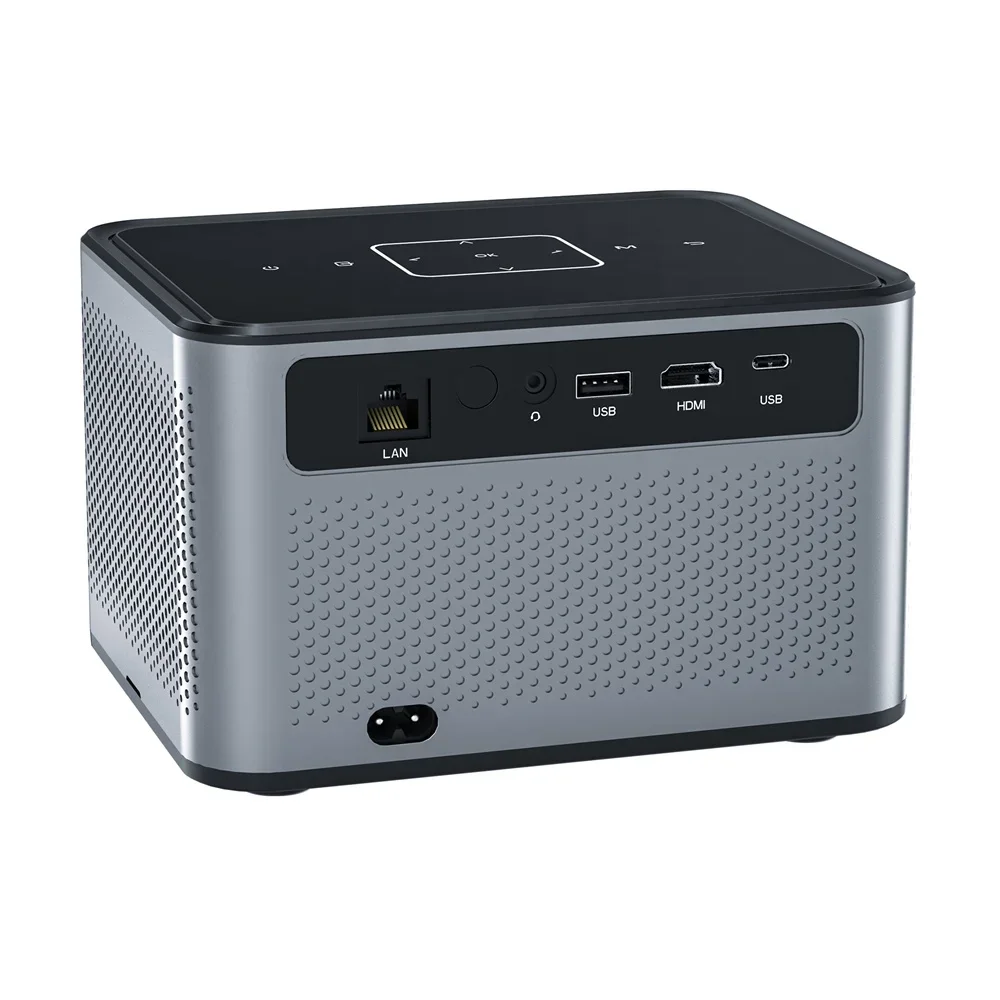 Фото Домашний кинотеатр 150ANSI с электрической фокусировкой, Android 10 H700, Native 720P, Dual WiFi, BT5.0, 4K, мультимедийный смарт-проектор на Android LED-платформе №2