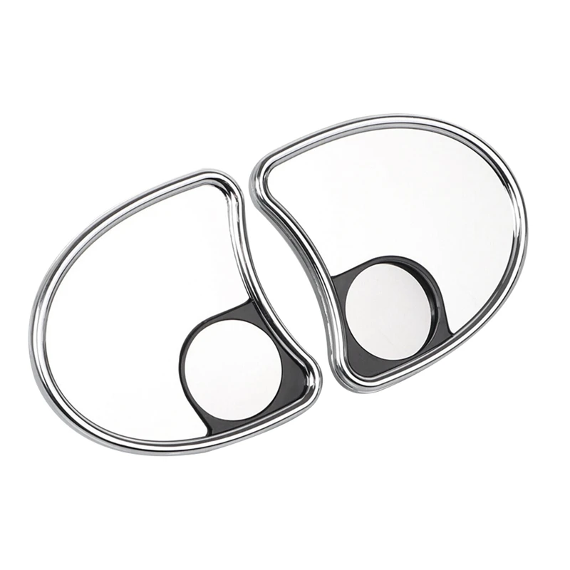 Хром крыло летучая мышь внутренняя обтекатель боковые зеркала с комплектом