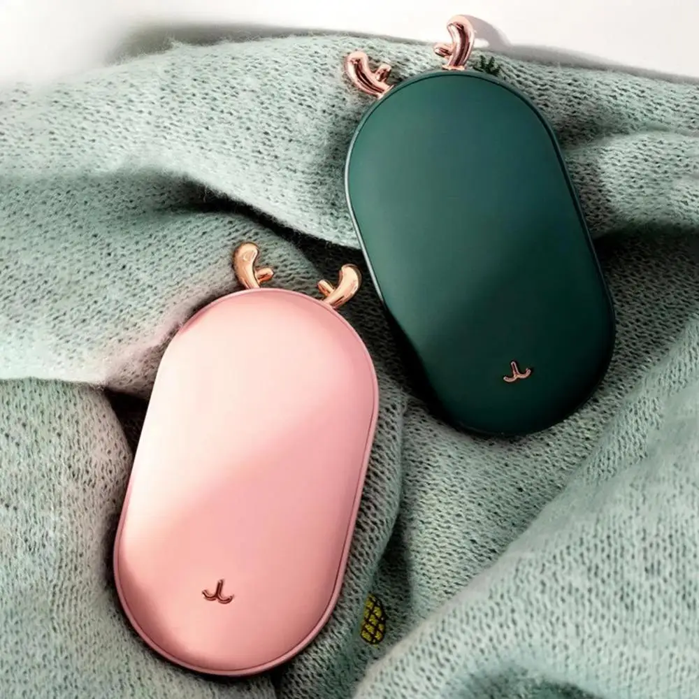 

Portable Electric Hands Heater Mobile Power Supply Electric Winter Heater USB Rechargeable Student Gifts For Home Office Outdoor