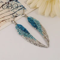 new angel wings earrings fashion exquisite temperament crystal earrings jewelry wholesale stud earrings wholesale women