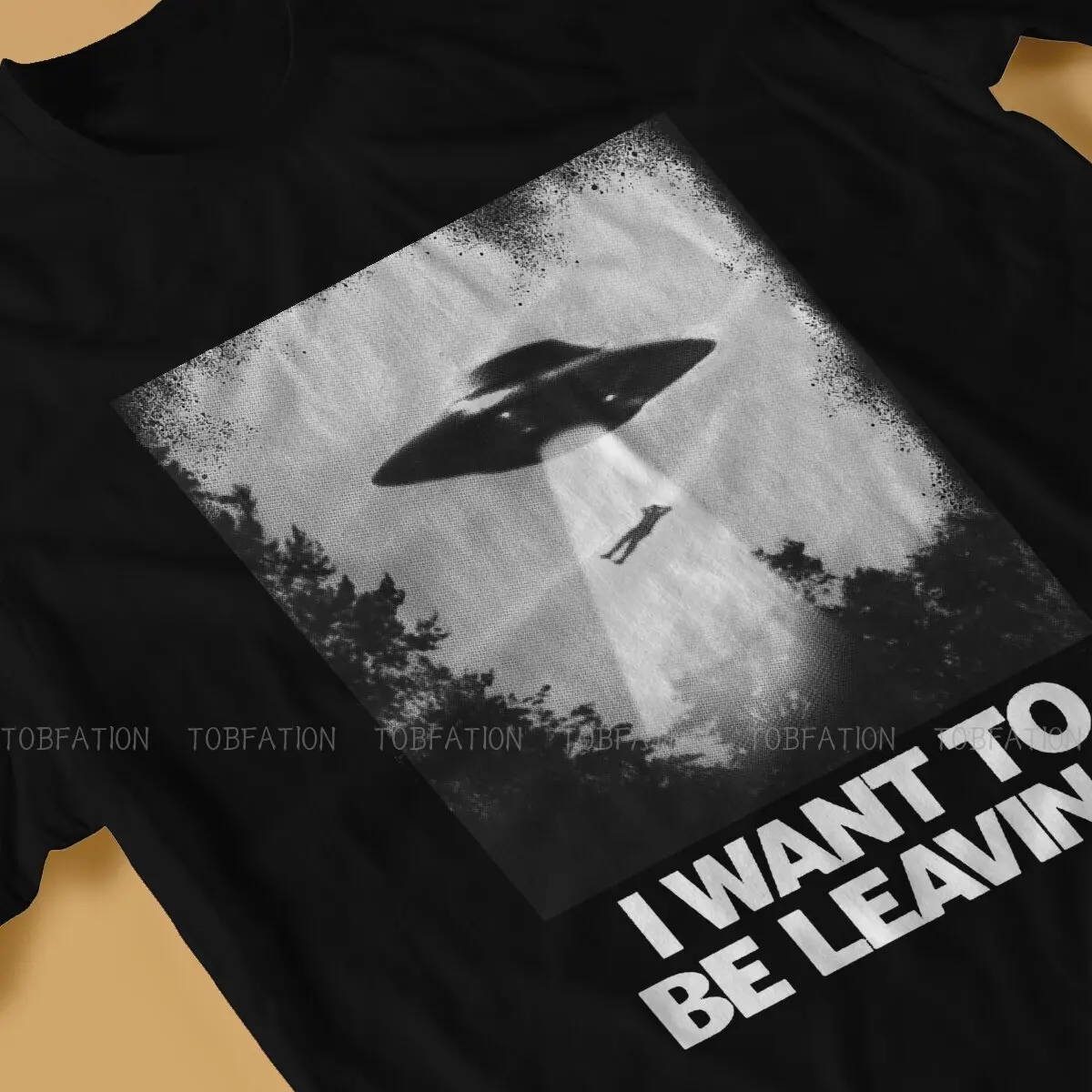 Футболка с надписью the X файлы I WANT BE оставлять модные мужские футболки летняя