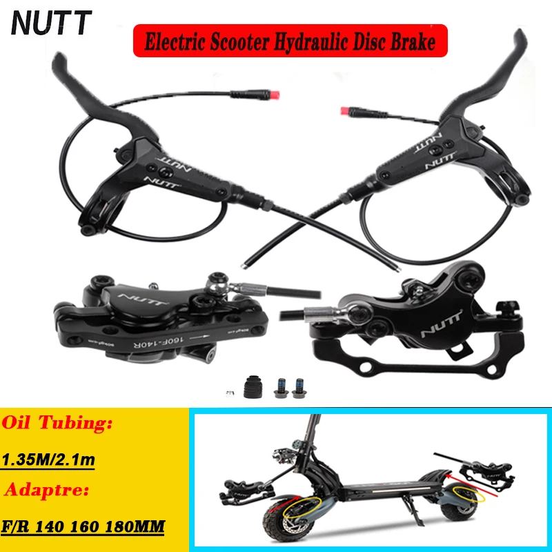 

For Kugoo G2 Pro M4 M5 Electric Scooter NUTT Hydraulic Disc Brake 140 160 180mm Power-Off line Wire Langfeite L8 Scooter Parts