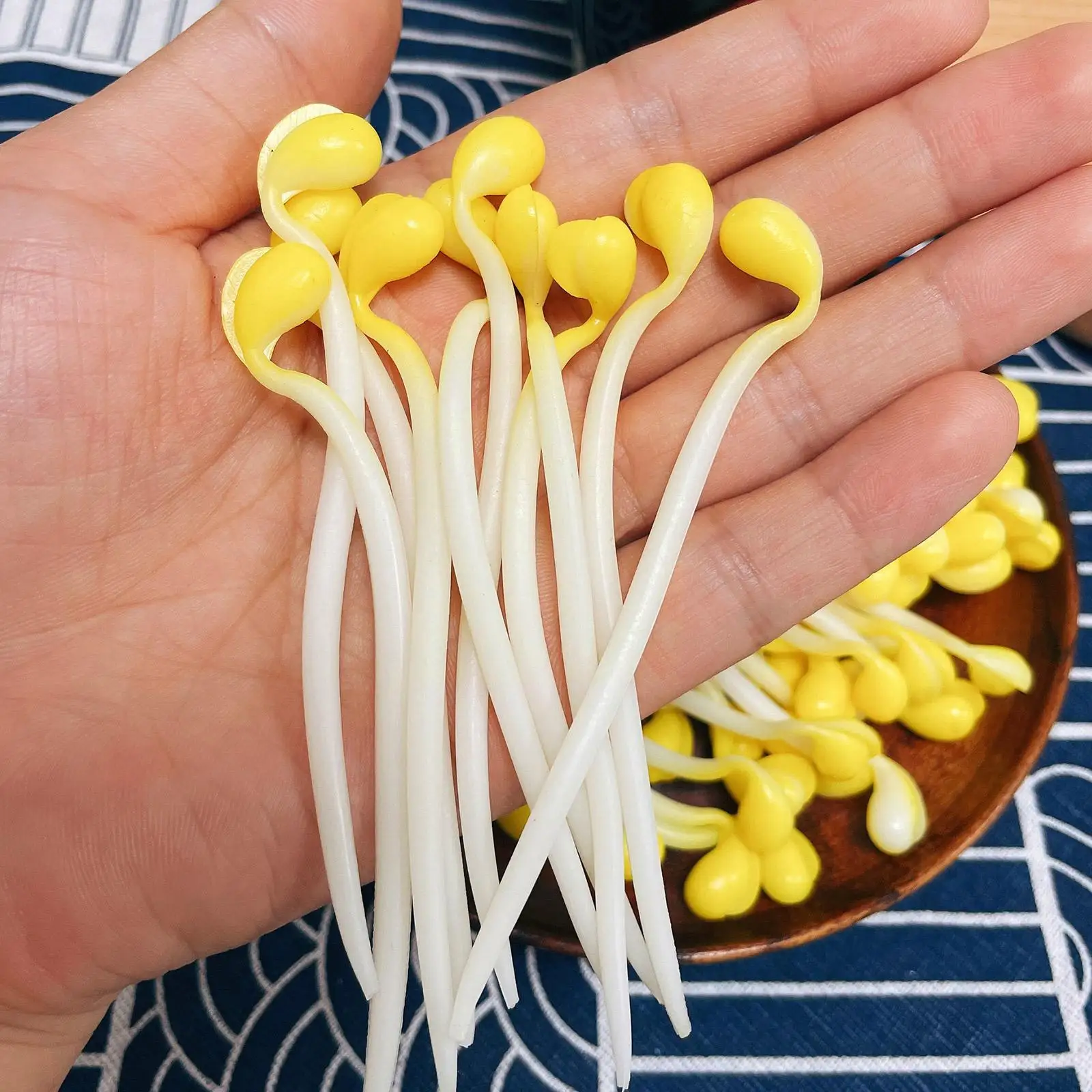 

10pcs Simulation Bean Sprouts Anti Stress Toys Fidget Autism Vent Toys Decompression Toy For Kids Adults Relieves Anxiety Z6y7