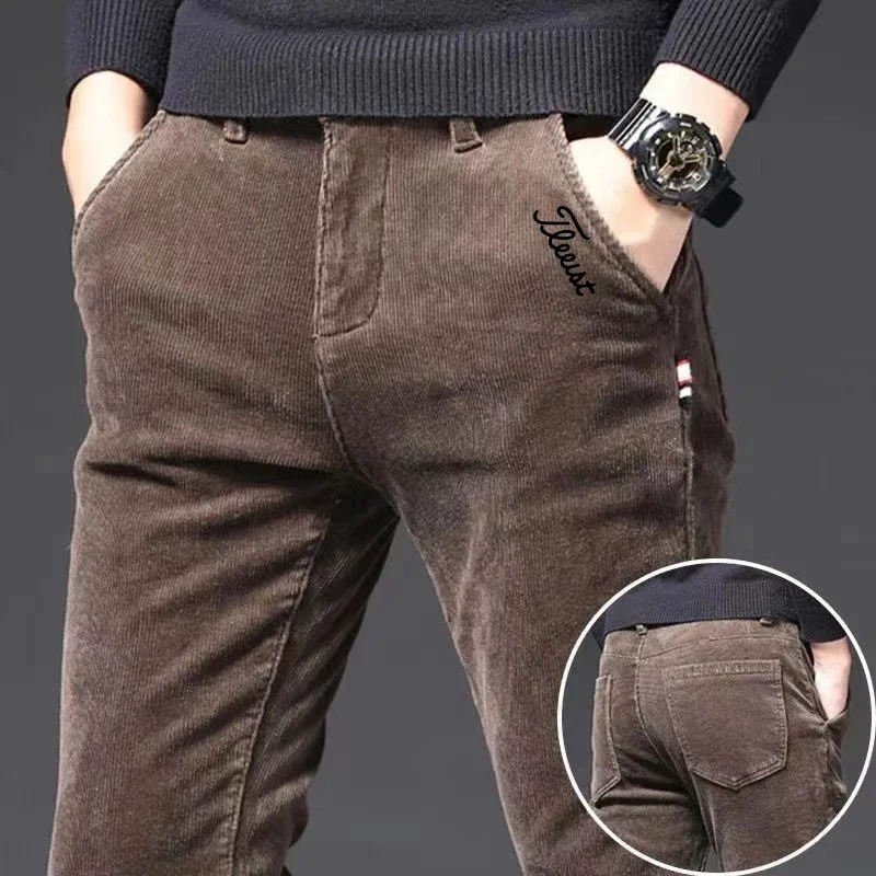 

Новинка Осень-зима 2023 Мужская одежда для гольфа марбан брюки для гольфа спортивные вельветовые брюки для гольфа